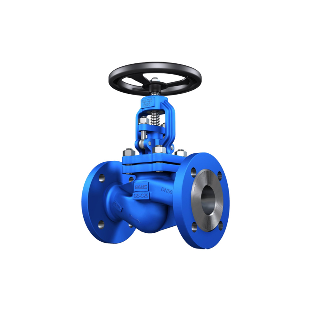 DIN bellow sealed globe valve 